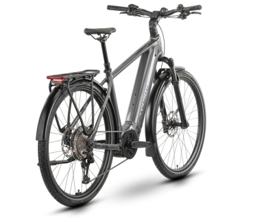 E-Bike Pedelec Raymon "Tahona Ultra" Diamant - metalgrey / black / citron